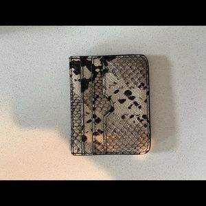 Snakeskin Cardholder